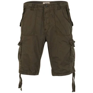 Ringspun Männer Iniesta Shorts - Khaki - 28 - Kaki Bild 1