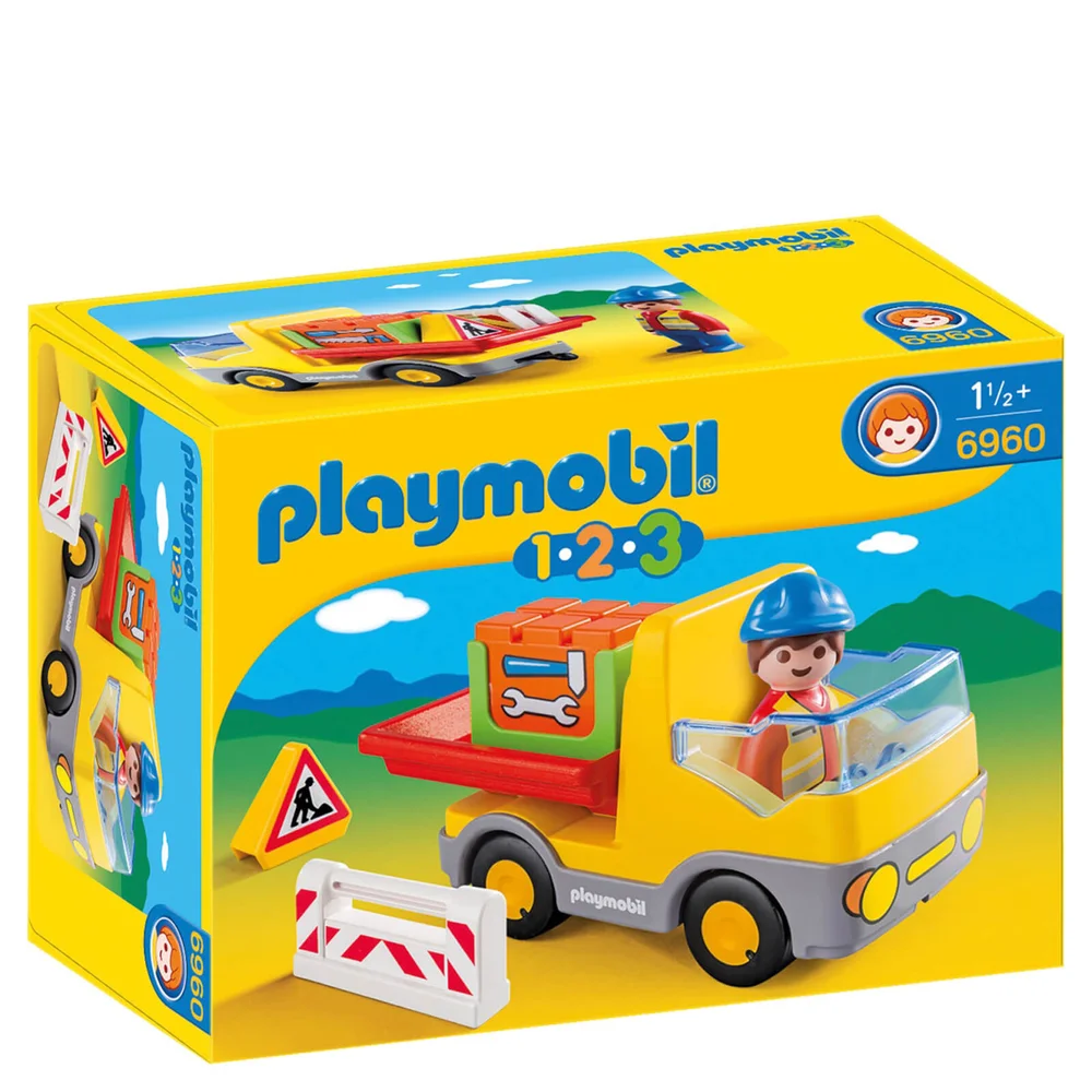 Playmobil 1.2.3 Construction Truck (6960) Bild 1