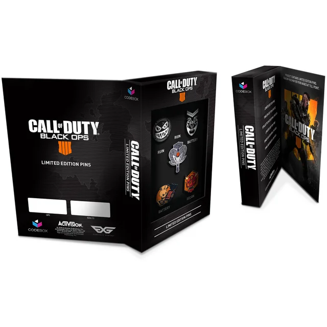 Call of Duty Black Ops IV Codebox Pin Emaille-Abzeichen