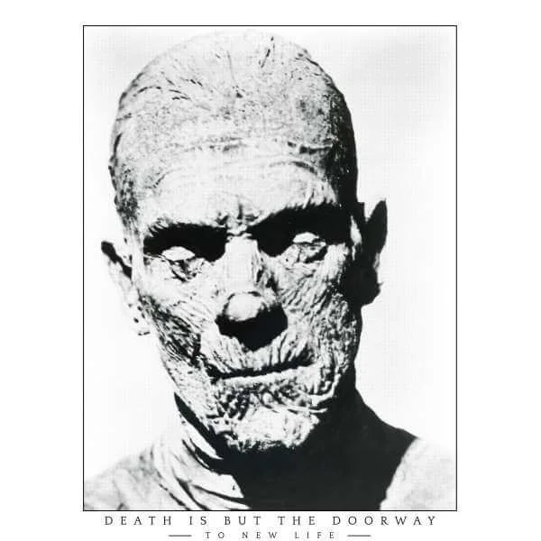 Universal Monsters Die Mumie Portrait Pullover - Weiß