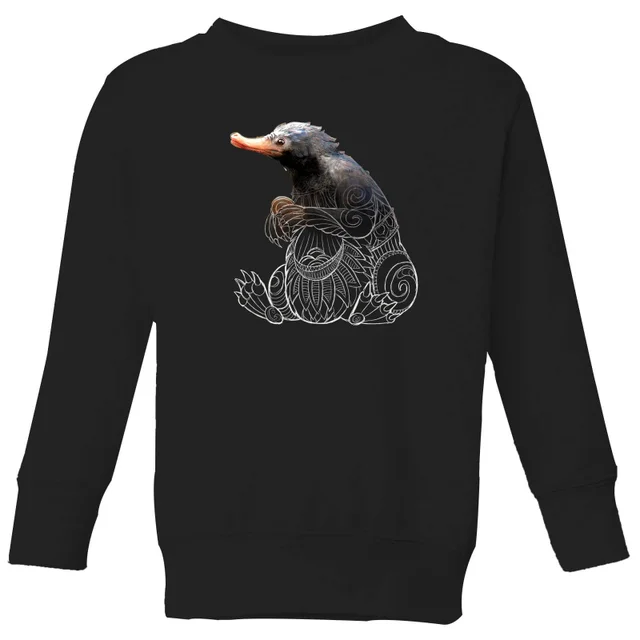 Fantastic Beasts Tribal Niffler Kids' Sweatshirt - Black