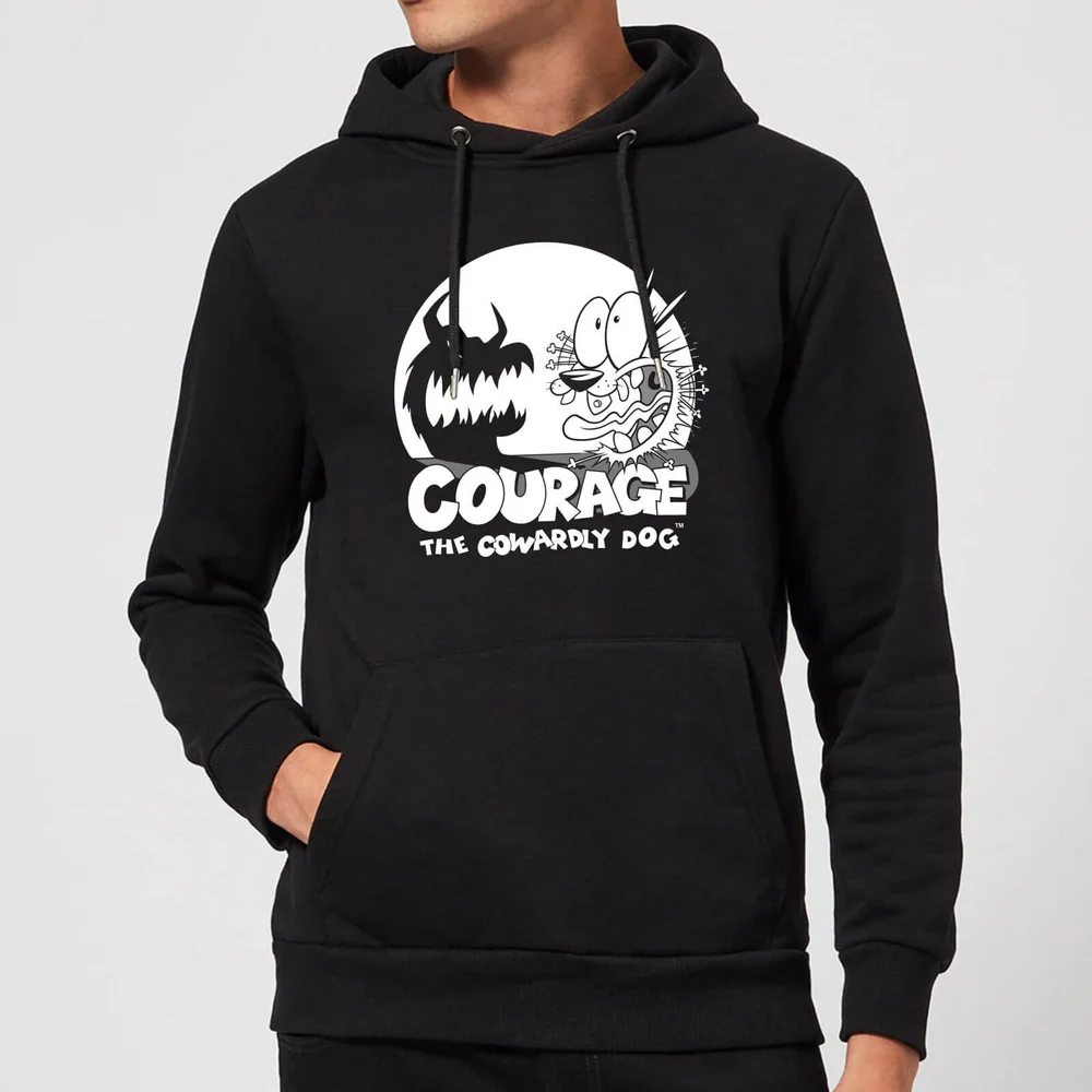 Courage The Cowardly Dog Spotlight Hoodie - Black - S Bild 1