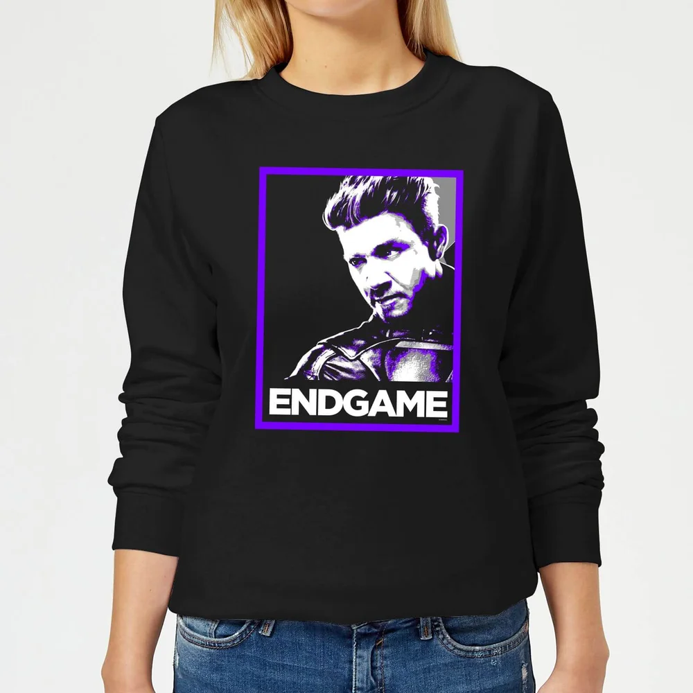 Avengers Endgame Hawkeye Poster Women's Sweatshirt - Black - XS Bild 1
