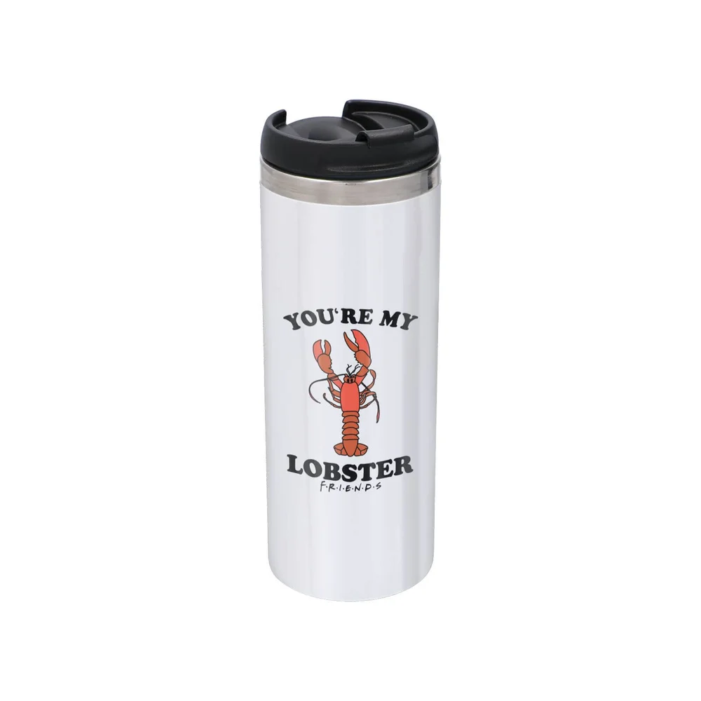 Friends You're My Lobster Stainless Steel Thermo Travel Mug - Metallic Finish Bild 1