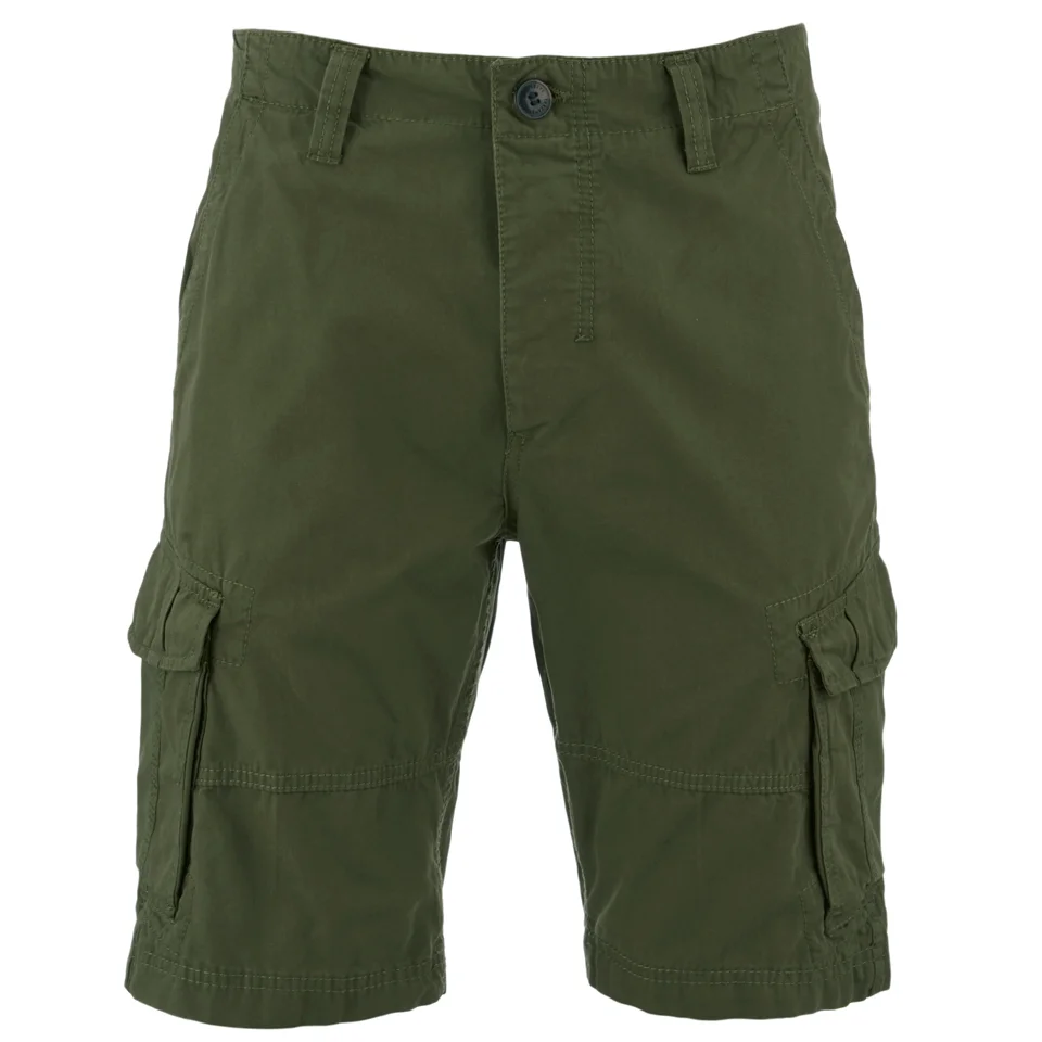 Threadbare Men's Hulk Cargo Shorts - Khaki - W30 - Grün Bild 1