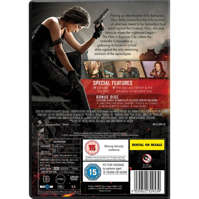 Resident Evil: The Final Chapter