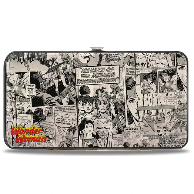 Buckle-Down DC Comics Wonder Woman Logo Hinged Wallet