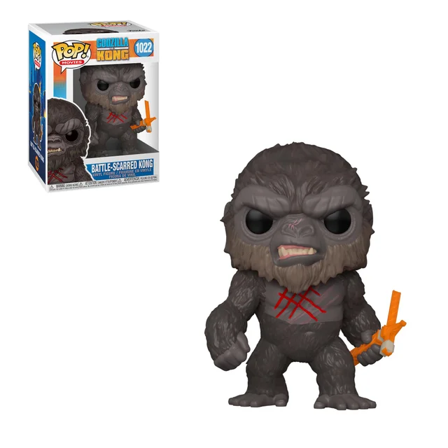 Godzilla vs Kong Battle Worn Kong Pop! Vinylfigur