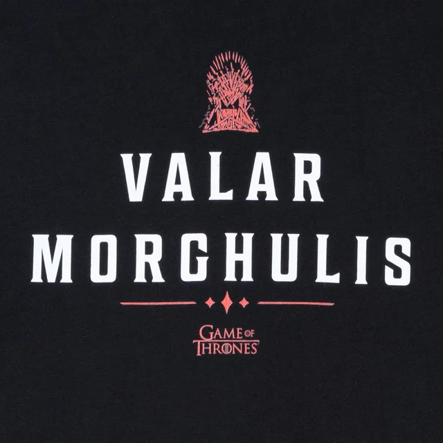 Game of Thrones Valar Morghulis Herren T-Shirt - Schwarz
