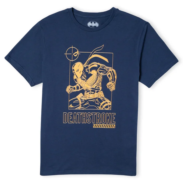 Batman Villains Deathstroke Herren T-Shirt - Navy