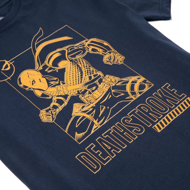 Batman Villains Deathstroke Herren T-Shirt - Navy