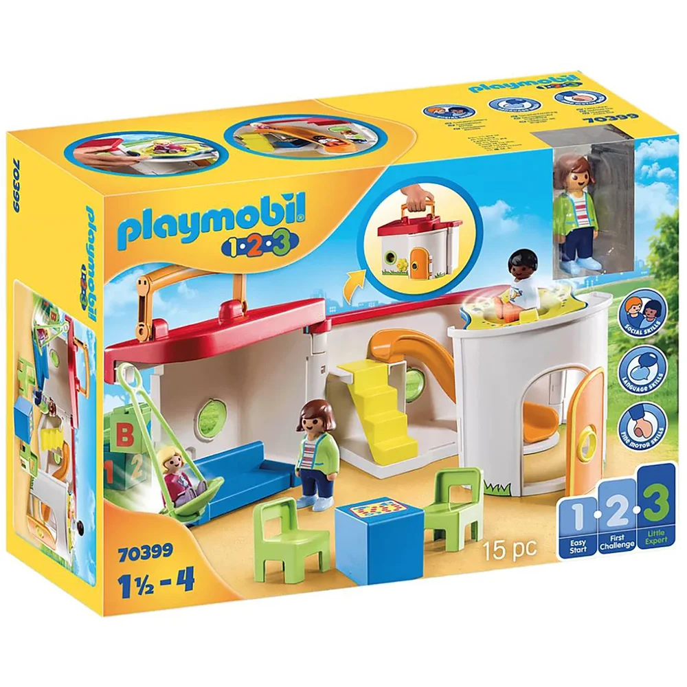 Playmobil 1.2.3 My Take Along Preschool For 18+ Months (70399) Bild 1