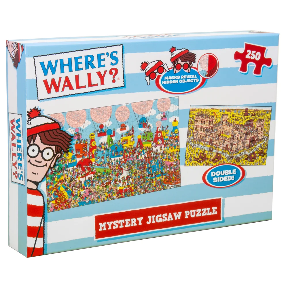 Where's Wally Double Sided Mystery Jigsaw Puzzle 250pcs Bild 1