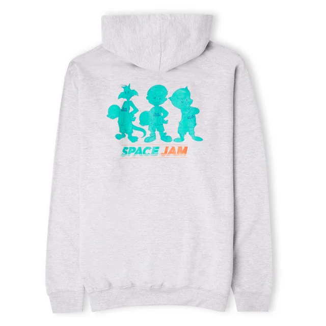 Space Jam Tune Squad Basket Hoodie - Grey