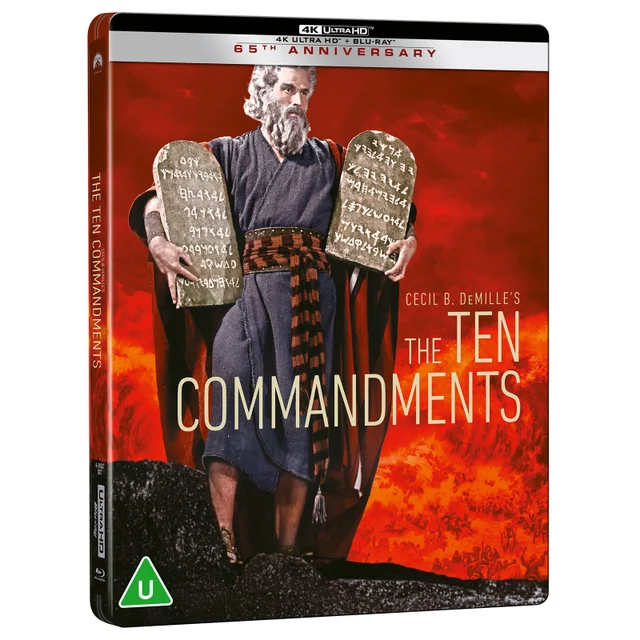 The Ten Commandments (1923 & 1956) 4k Ultra HD Steelbook