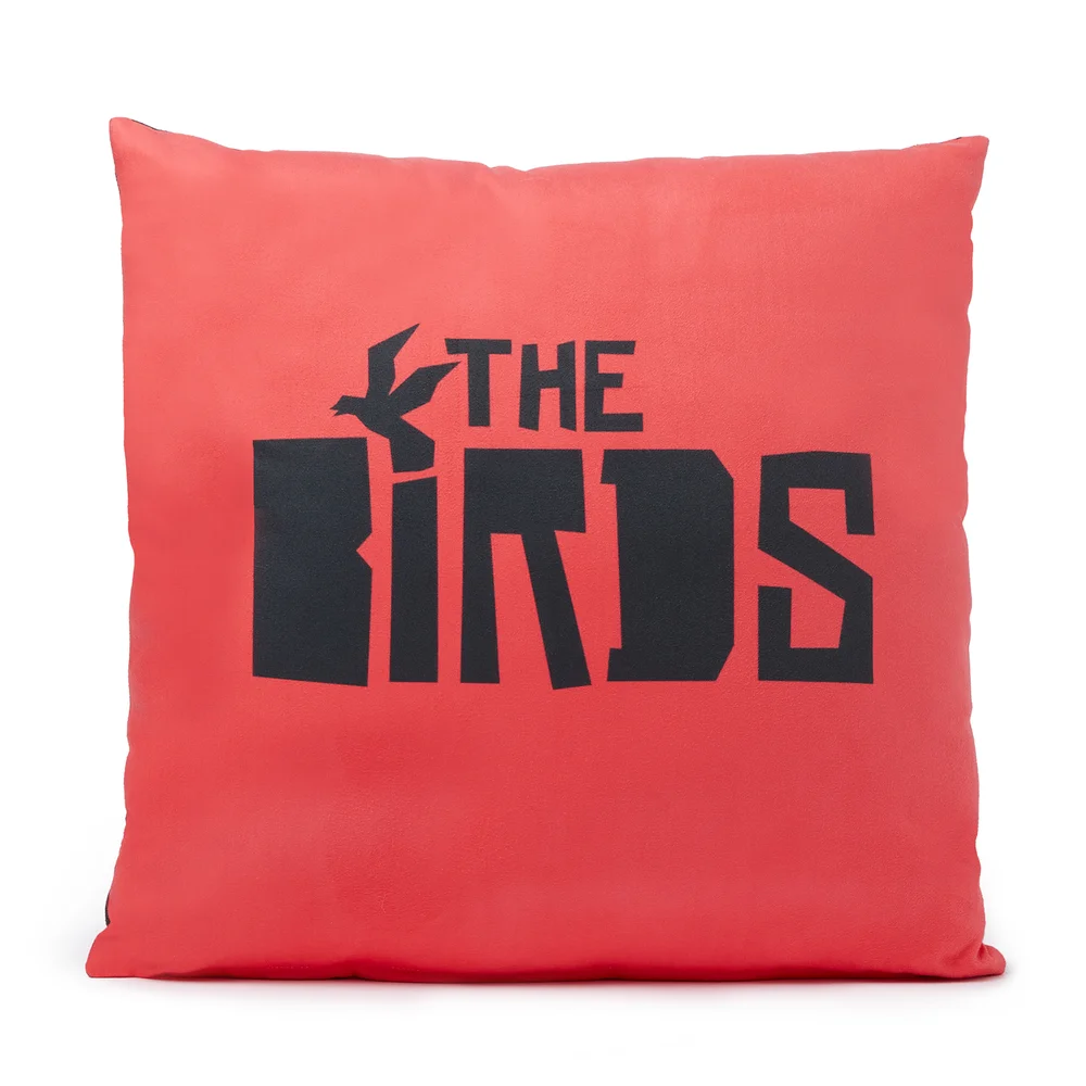 Hitchcock The Birds Abstract Flight Square Cushion - 40x40cm - Soft Touch Bild 1
