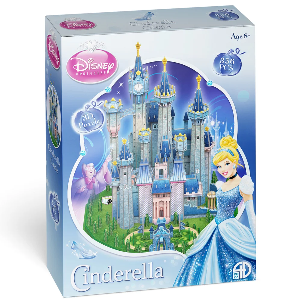 Disney Cinderella Castle Paper Core 3D Puzzle Model Bild 1