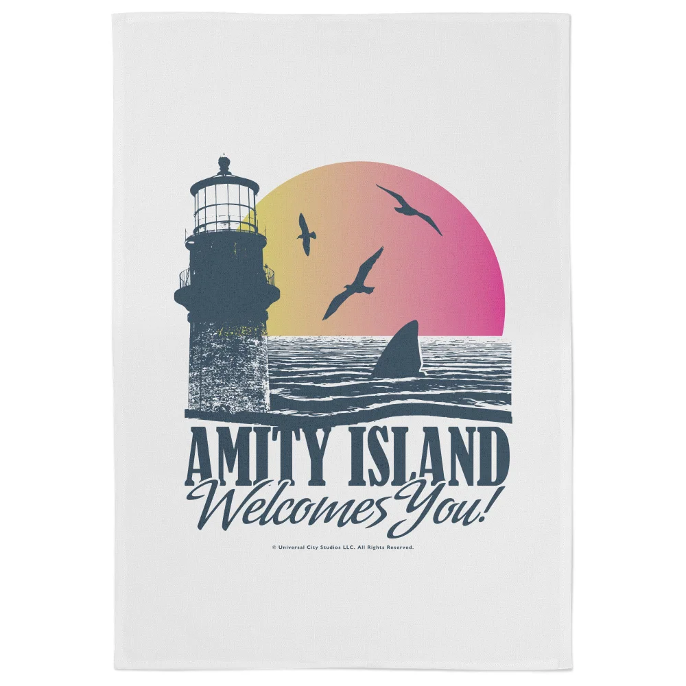 Jaws Amity Island Tea Towel Bild 1