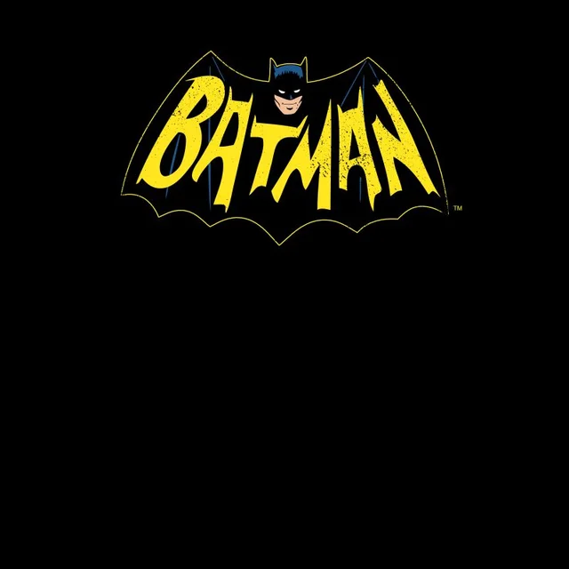 Batman '66 Vintage Blk Men's T-Shirt - Black