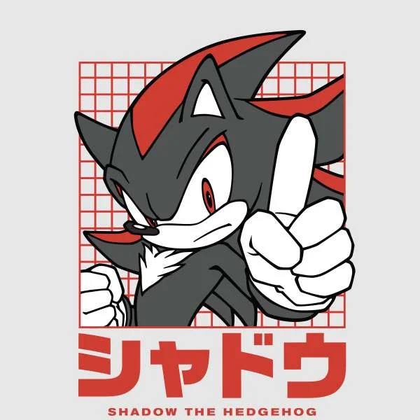 Sonic The Hedgehog Shadow Dark Victory Unisex T-Shirt - Grey