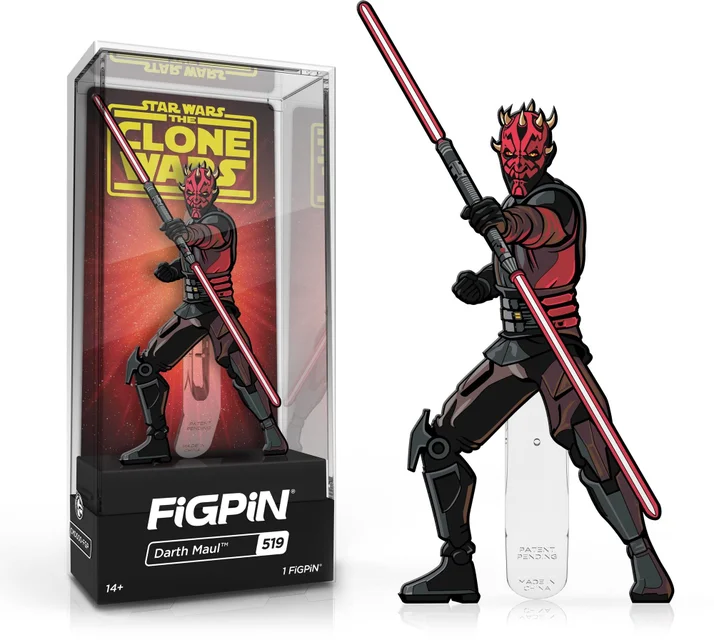 FiGPiN Star Wars The Clone Wars Darth Maul 3" Enamel Pin #519