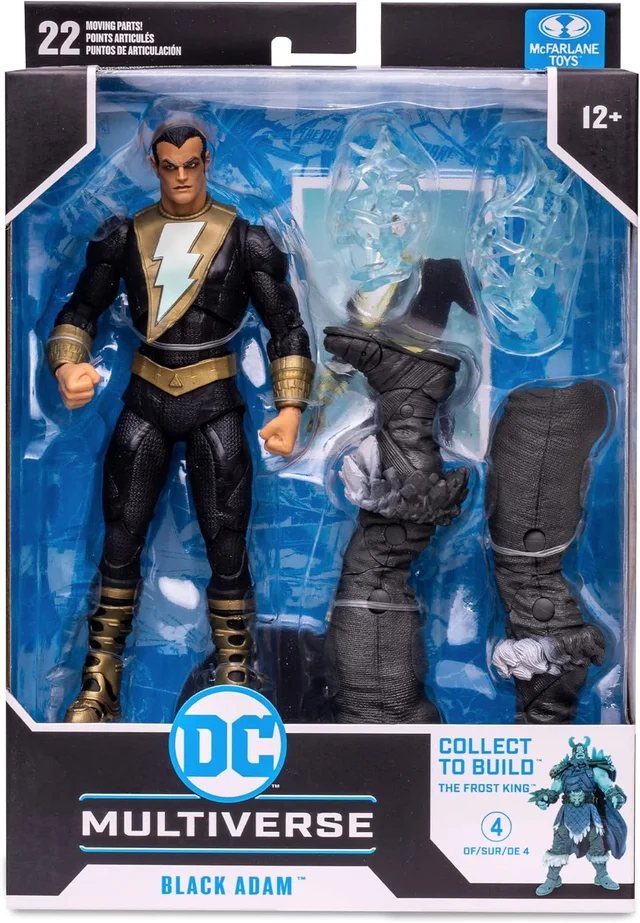 DC BUILD-A 7IN FIGURES WV7 - ENDLESS WINTER - BLACK ADAM