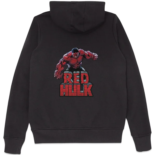 Marvel Captain America Brave New World Red Hulk Hoodie - Black