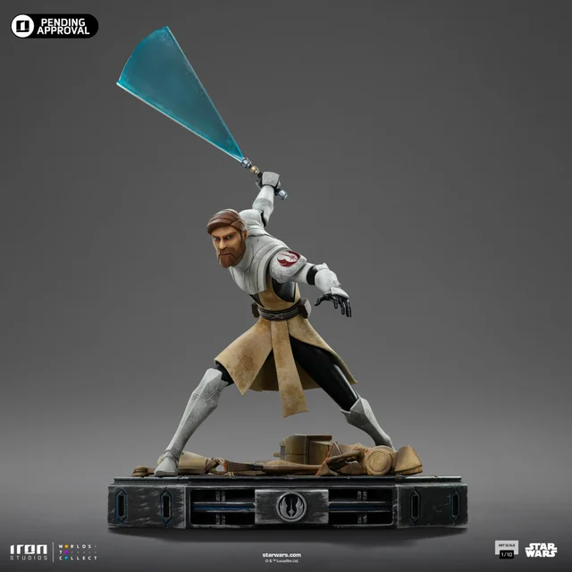 Iron Studios Star Wars: Clone Wars Obi-Wan Kenobi Art Scale 1/10 Statue