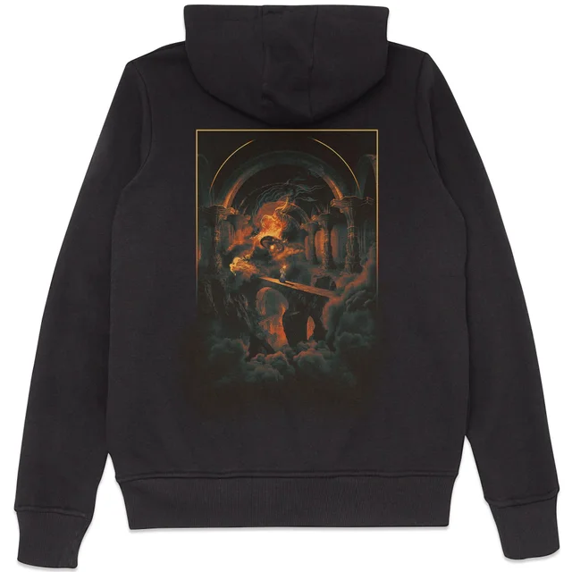 Lord Of The Rings You Shall Not Pass Hoodie - Black