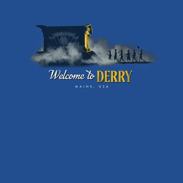 IT - Welcome To Derry Circus Unisex T-Shirt - Blue
