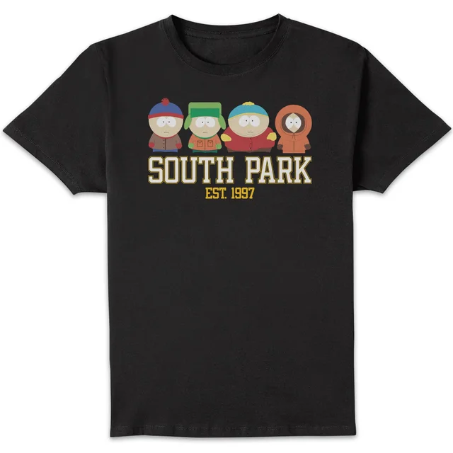 South Park Collegiate Unisex T-Shirt - Black