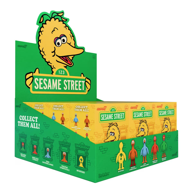 Super7 Sesame Street Big Birds From Around The World - Blind Box CDU