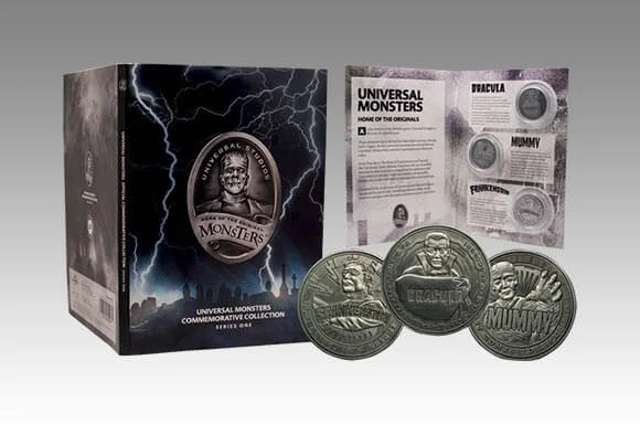 UNIVERSAL MONSTERS LIMITED EDITION MÜNZEN ALBUM